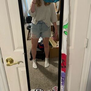 american eagle denim shorts